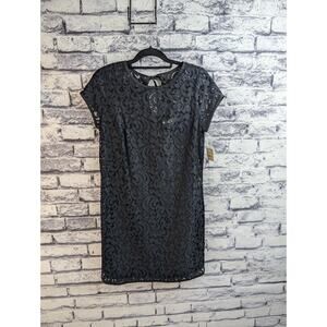 LOFT Deep Navy Lace Dress